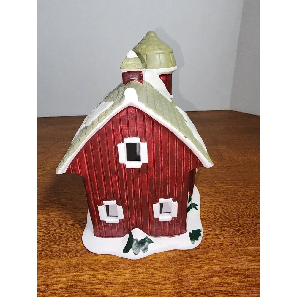 Pacific Rim 1991 Maidson Barn – Vintage Ceramic Farmhouse Christmas House‎